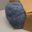 Woolrich Burlington Berber Blanket Super Soft, Cozy Lightweight Cover with Luxurious Velvet Binding, Modern Trendy All Season Bedspread Bedding-Set, Full/Queen: 90x90, Blue