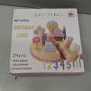 Birthday Party Cake Toys, Wooden Play Food Set for Kids Toddlers, Play Kitchen Toys for Boys Girls, Educational Toys