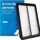 PHILTOP Engine Air Filter, Compatible with CA11942 Hyundai Tucson 2016-2021, Sonata 2015-2019, Kia Sportage 2017-2022, Optima 2016-2020, Improve Engine Performance, Rigid Panel