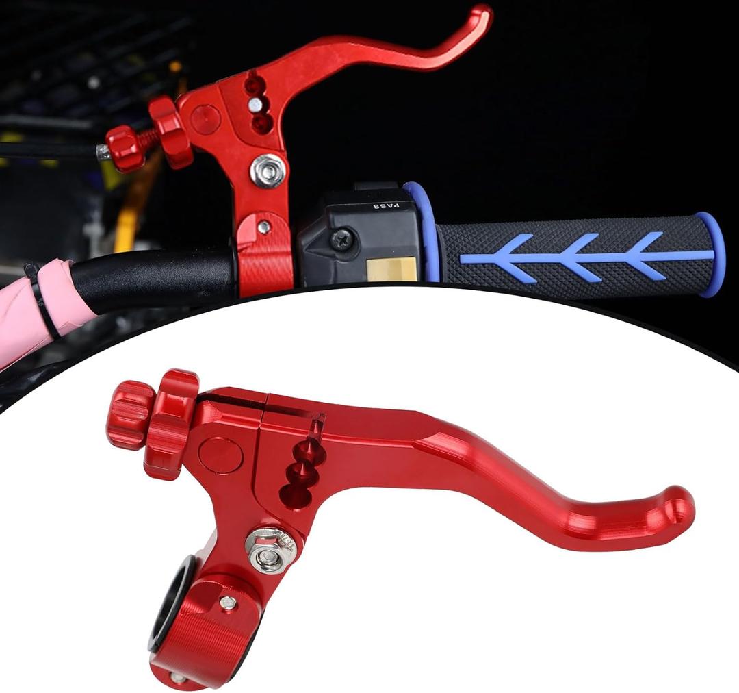 JFG RACING CNC Short Stunt Clutch Lever 22mm 7/8" Handlebar Universal Stunt Clutch Lever Motorcycle Dirt Bike for for CFR250R CFR450R CFR450X CFR250X XR250
