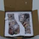 2PCS Coffee Gnomes Figurines Home Decoration Fall Gnomes Coffee Bar Accessories Decor Elfs Statue Cute Resin Housewarming Gifts for Women Tiered Tray Table Ornament, Sit 4.9H