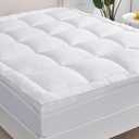 YUGYVOB Queen Mattress Topper Extra Thick, Cooling, and Breathable Mattress Pad 8-21" Deep Pocket Soft Down Alternative Fill