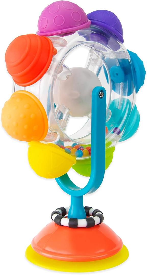 Sassy Rainbow Wheel High Tray Toy, Age 6+ Months (Multi)