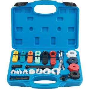 25PCS Fuel Line Disconnect Tool Set,Multiple Types Fuel Line Removal Tool Kit for Automotive Lines Quick Disconnect Tools,Transmission Lines Disconnects Tools Set Mechanics Kit