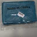 ZLWX LIFE Set of 4 Teal Blue Throw Pillow Covers Neutral Textured Linen Decorative Pillowcases 20x20 Inch, Farmhouse Rustic Outdoor Pillow Cover Square Accent Cushion Cases for Sofa Couch Home