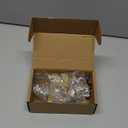 10 Pack Gold Cabinet Knobs 2 Inch - Brushed Brass Drawer Knobs Single Hole Gold Hardware Drawer Pulls for Kitchen Cabinets and Dressers