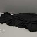 Women Formal Dresses Sleeveless Bodycon Ruched High Slit Sexy Maxi Dress Cocktail Prom (Small, Black)