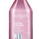 Redken Volume Injection Shampoo | Lightweight Volume Shampoo For Fine Hair | Adds Volume, Lift, and Body to Flat Hair | Soft, Shiny Finish | Paraben Free