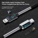 2Pack 10ft iPhone Fast Charger Cable, [Apple MFi Certified] Long USB C to Lightning Cable 10 Foot, High Fast 10 Feet Apple Charging Cord for Apple iPhone 14/14 Pro Max/13 Mini/12/11/XS/XR/8/7Plus,iPad