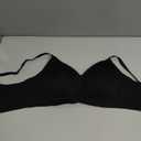 OEAK Women Comfortable Push Up Bras Wireless Seamless Full Coverage Bralette Buttery Soft Everyday Tshirt Bra Convertible Bra (Large, Black)