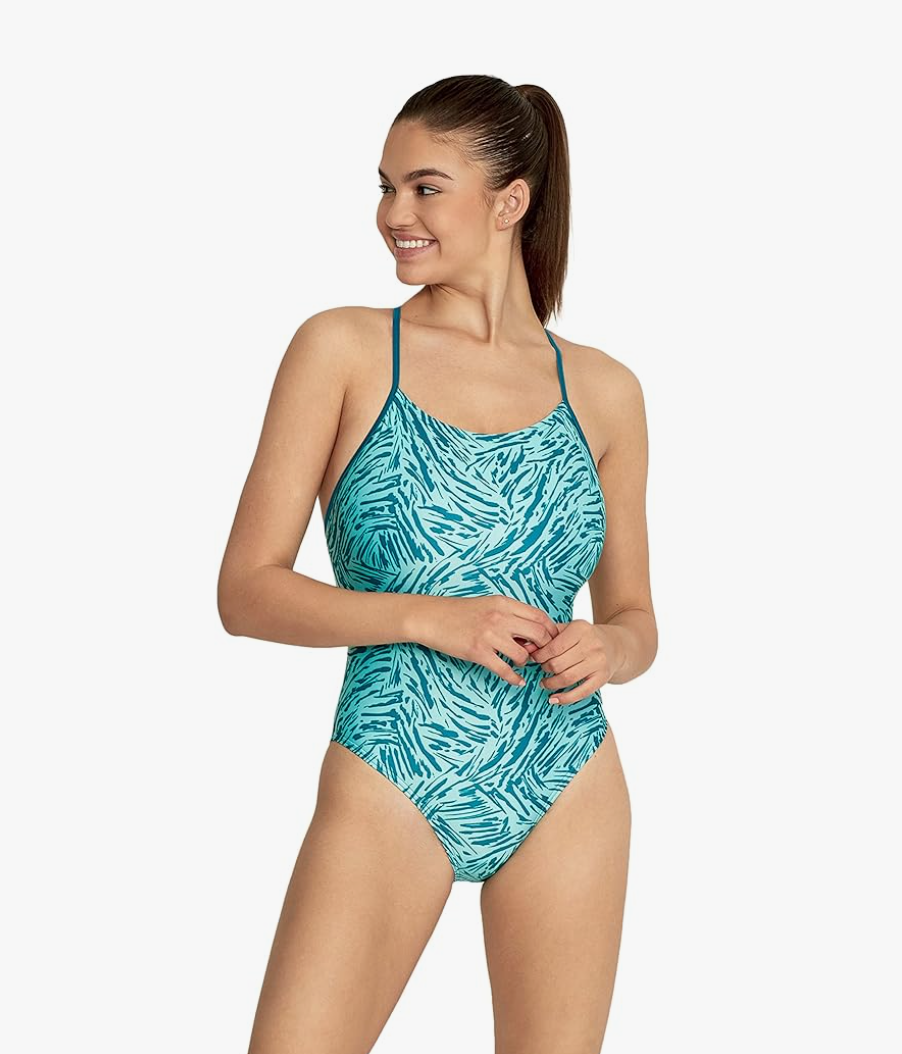 Speedo Women's Swimsuit One Piece Prolt Relay Back Size 30