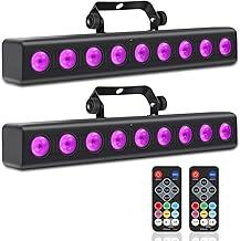 ENDYSHOW LED Stage Light Bar,50W LED 4in1 RGBW DJ Lights Bar with Remote Control Sound Activated DMX Stage Lighting Uplights for Church Events Wedding Disco Party Stage DJ Lighting (1pack)