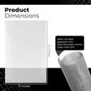 3 x 6-Pack Wire Mesh Screen 128 Inch  20 Mesh Stainless Steel Durable, Easy to Cut, Smooth Edges & Rust-Proof  Ideal Metal Mesh Screen for DIY Projects, Windows, Vent, Filter, Garden etc