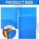 Cholemy 168 Pack Plastic Pocket Folders with Prongs Bulk,Cute, 
Product dimensions	42L x 31W x 19Th centimeters
