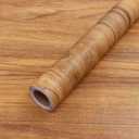 COSNIGHT 15.7" 393.7" Wood Grain Wallpaper Peel and Stick Vinyl Film Self Adhesive Decor Wall Paper for Cabinet Drawer Shelf Liner Easy to Clean