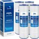 AQUIVEX CCP420 Pool Filter Cartridges 4 Pack, Compatible with Pentair Clean & Clear Plus 420, 178584, 179135, R173576, Pleatco PCC105, PCC105-PAK4, Filbur FC-6470, Unicel C-7471