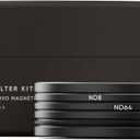 Urth 72mm 3-in-1 Magnetic Lens Filter Kit (Plus+)  Neutral Density ND8, ND64, ND1000, 20-Layer Nano-Coated, Ultra-Slim Camera Lens Filters (72mm)