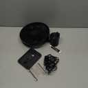 LEMOISTAR 8 Inch Small Wall Mounted RV Fan with Remote Control, 90 Oscillating, 4 Speeds, 4 Timer, Adjustable Tilt, 70 Inch Cord, Quiet, for Corner Bedroom Home Office Garage