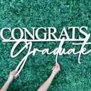 Wooden Congrats Graduate Wall Sign for Backdrop, Mastered It Grad Party Supplies, Class of 2026 Graduation Party Wall Decoration for Balloon Arch Backdrop