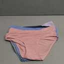 BAMBOO COOL Womens Underwear, Moisture-Wicking Briefs, Soft and Breathable Panties, Mid Waist, 5-Pack (Large)