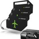 Untethered 4-Pack Luggage Tag Set | Durable Luggage Tags for Suitcases & Travel Bags | Bag Tag & Name ID Identifiers | Suitcase Tags for Easy Luggage Identification