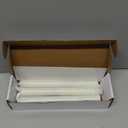 Homemory 6 Pack Flameless Taper Candles, No Remote, Realistic Flickering Battery Operated Candlesticks, White LED Plastic Candle Safe for Weddings, Table Decor, Christmas, and Halloween