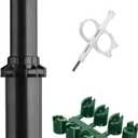 Orbit 55662 Voyager II Professional 4" Adjustable Pop-Up Gear Drive Rotor Sprinkler Spray Head, 40 to 360 Pattern, 25' - 52' Spray Distance (Ten Bonus nozzles Included),Black (1-Pack)