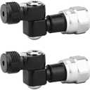 3 x 2 Pieces Airless Spray Gun Universal Rotary Joint Multi Angle 7/8 ''F-7/8''M Rotary Joint for Airless Paint Spray Gun Swivel Joint (Gray)