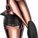 INFINITIPRO BY CONAIR Rose Gold Titanium 1 1/4-Inch Curling Iron, 1  inch barrel produces loose curls  for use on medium and long hair (Black)