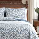 Tommy Bahama - King Quilt Set with Shams, Lightweight Bedding
3-Piece Bedding Set, Lightweight Warmth, Soft Comfortable Feel, Year-Round Comfort, Machine Washable