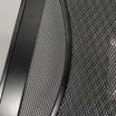 Single Pocket Wall File Holder, Mesh Hanging File Folder Paper Organizer, Vertical Wall Mounted Mail Basket, Storage Organization Magazine Rack for Office, Home and School, Black