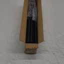 2 Pack Industrial Curtain Rods for Windows 48 to 84 Inches, Blackout Wrap Around Curtain Rod, for Indoor and Outdoor, 5/8 Inch Diameter, 35 to 75 Inches, Black