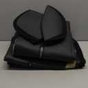 Skechers Car Seat Covers,Luxury Faux Leather Seat Covers,Waterproof Anti Slip Car Seat Protector Front Seats,Car Accessories Airbag Universal Fit for Most Cars,Vans,Trucks,SUV,Beige (Black and Beige)