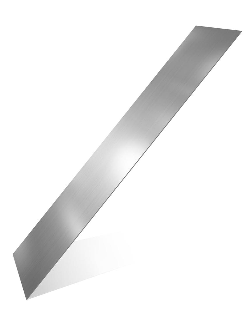 5 x 5 x 30 Inch Stainless Steel Trim Strips 304 Brushed Stainless Steel Finishing Sheet Metal Gap Filler Trim Strip Metal Trim Kitchen Tools, Silver