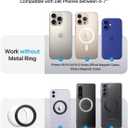andobil 2026 Upgraded for Magsafe Car Mount [Biggest Panel, Big Phone Friendly] 360 Rotation Magnetic Phone Holder for Car Vent Suitable for iPhone 17/16/15 Pro Max Samsung S25/S24 (Grey)