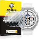 SPGUARD Samsung Galaxy Watch 8 Classic Screen Protector [4 Pack] Tempered Glass for Galaxy Watch 8 Classic 46mm - Anti-Scratch, Bubble-Free, HD Clear Film (Compatible with Samsung Galaxy Watch8 Classic 46mm Only)