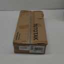 TUTOTAK Small Narrow Side Table with Charging Station, Skinny End Table for Small Spaces, Slim Nightstand with USB Ports and Outlet, Sofa Beside Table with Wheels, Brown TB01BB046