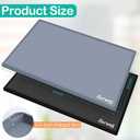 Waterproof Under Sink Mat 34" x 22", Silicone Cabinet Liner, Rubber Protector for Kitchen and Bathroom, Keeps Cabinets Clean, Dry, and Organized (Grey)