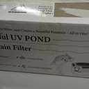 Pond Filter Fountain Kit with Powerful 18W UV Light for Koi Pond Algae Control, 660 GPH 42W High-Performance Pump Build in for 1500 Gallon Pond, 3 Water Patterns Decoration for Your Pond Landscape