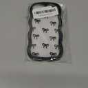 QLTYPRI Bow Case for iPhone 15, Clear Cute Ribbon Bow Phone Case Curly Wavy Aesthetic Phone Case, Slim Soft Transparent Shockproof Protective Cover for Women Girls - Black