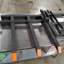 SPECRAFT Heavy-Duty 6-Tine Clamp on Pallet Forks for Tractor Forks Over 60”, 4000 lbs Capacity for Tractor Loader Skid Steer, Double Nut Construction, to Clean Debris, or Yard Waste, Black