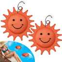 Hot Tub Scum Absorber, Hot Tub Accessories, Spa & Pool Scum Eliminating Balls,Hot Tub Scum Sponge for Hot Tub Oil Absorbing Sponge for Hot Tub Skimmer, Hot Tub Sponge Scum Remover (Sunflower)