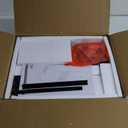 Nightstand with Charging Station, Bedside Tables, End Table Side Table with 2 Tiers Storage Space, for Bedroom, Living Room, Black CAMLBZ07BE