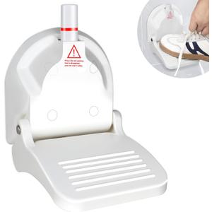 Foldable Shower Foot Rest with Suction Cup for Shaving LegsAnti-Slip Shower Pedal with No Drilling Suction Cup for Pregnant Woman & Back Pain Sufferers- Reduce Body Strain & Bending Over
