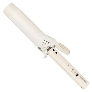 VODANA Professional GlamWave Ceramic Curling Iron, Long-Lasting Natural Curls, Instant Heat, Hair Curler, Curling Wand, (1.4 inch, Ivory)