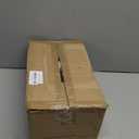 6 Pack Gold Door Knobs with Camelot Trim, Interior Door Knob with Lock, Coastal Privacy Door knob for Bath and Bedroom, Satin Brass