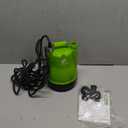 FLUENTPOWER 1/4HP Utility Pump 1900GPH Portable Submersible Sump Pump, Manual Control with 16.4 Ft Cord for Draining Water from Pool Pond Garden Hot Tub Basement Tankless Heater Liquids