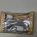 EZYDECOR 6 Pcs Heavy Duty Shelf Brackets 8 Inch Wall Mounted Industrial Metal Shelving Supports with Lip