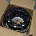 KSP 2 inch 8x6.5 Wheel Spacers for Chevy Express Silverado GMC Savana Sierra, 8x165.1 Wheel Adapters with M14x1.5 Studs for 2013+ram 2500 ram 3500, 2PCS 50.8mm 8 Lug Black Forged Spacer 126.15mm Bore