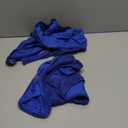 Yonique Womens High Waisted Bikini with Skirt Two Piece Swimsuit with Tummy Control Halter Bathing Suit (Large, Royal Blue)